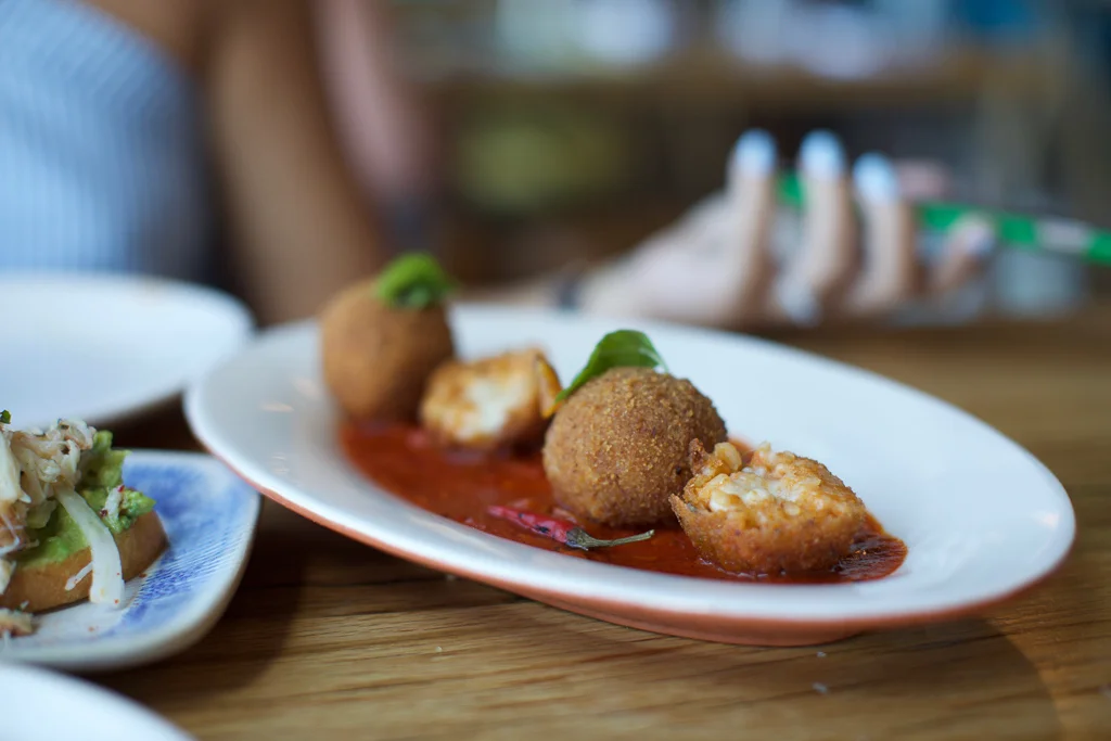 Arancini Margherita – If they’re on the menu, I always order the balls, preferably deep fried.