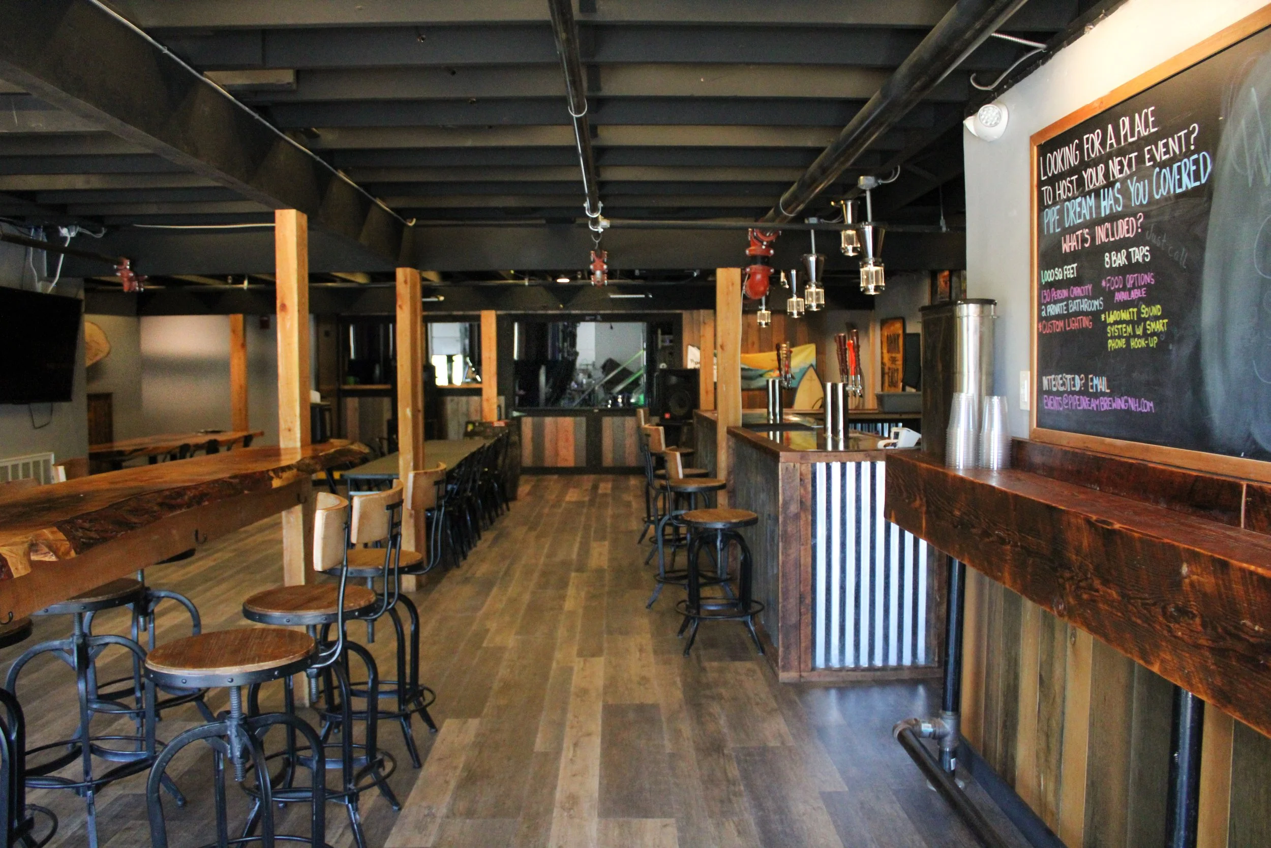 Book Event Room — Pipe Dream Brewing