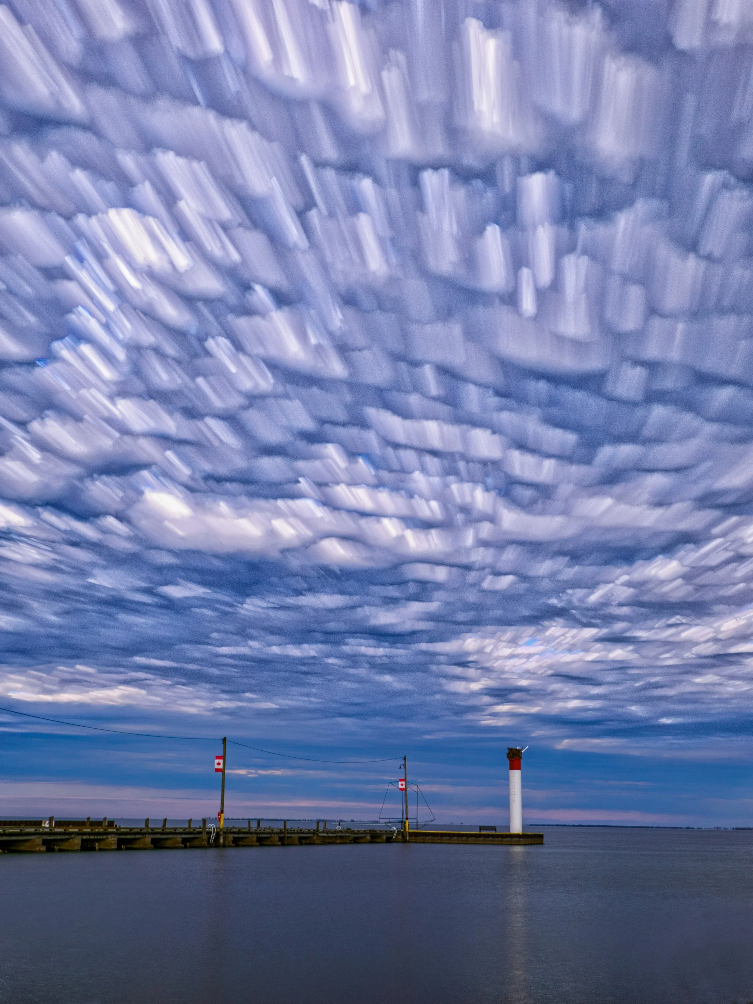 Cloud stacking using daylight live composite

Taken using the @omsystem.americas M Zuiko 12-100mm lens on my OM-3

ISO 200 | f14 | 240 1/2 second exposures stacked in camera on lighten blend mode. 3 stop @nisiopticsusa ND filter

#omsystem #clouds #l