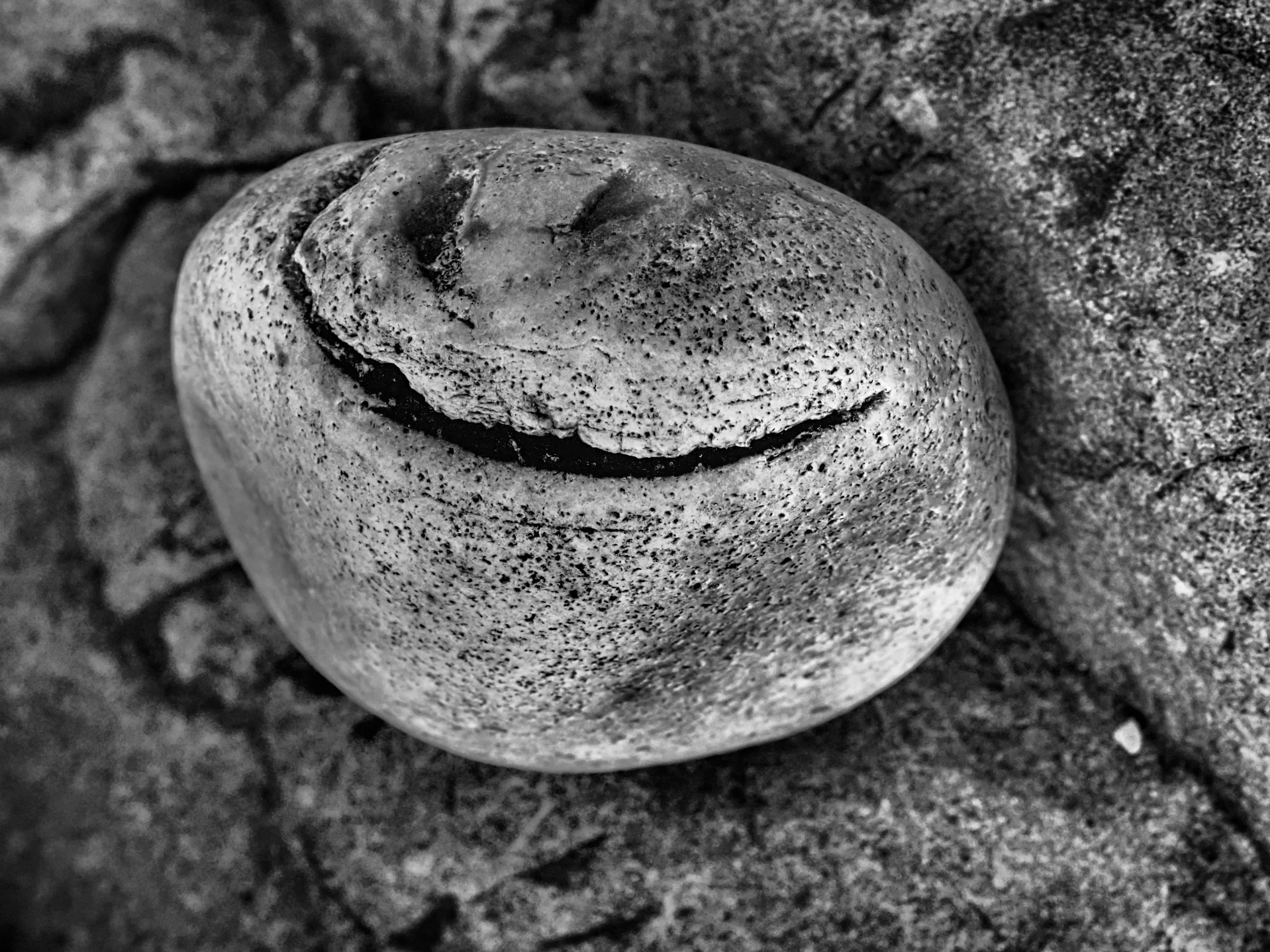 Rocks make me 
SMILE