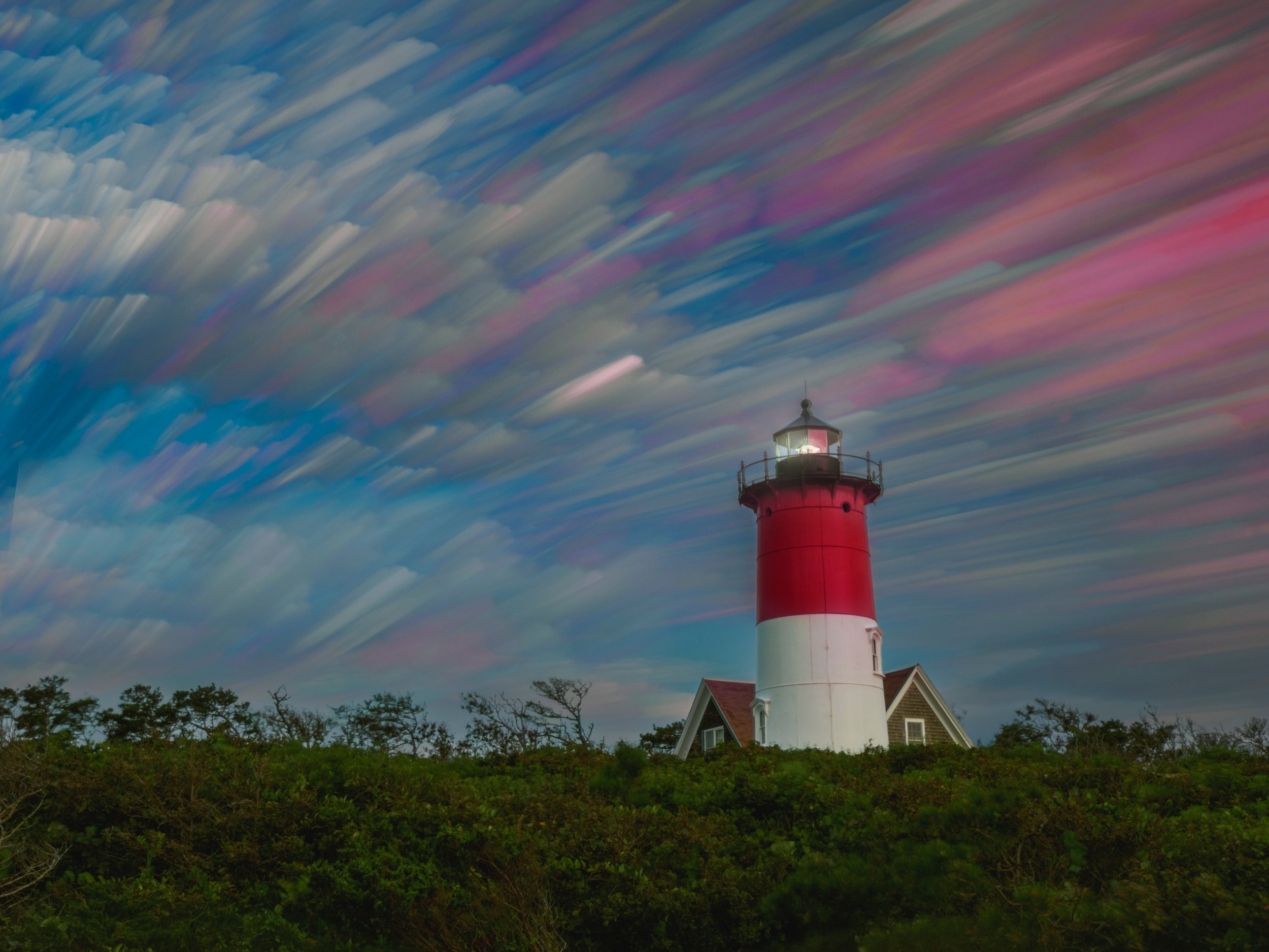 Cloud Stacking via Daylight Live Composite (20-minute total exposure time)

@omsystem.americas M Zuiko 8-25mm lens on the OM-3

ISO 200 f20
2412 1/2-second exposures blended in camera (on lighten blend mode) for one RAW file for a total exposure time