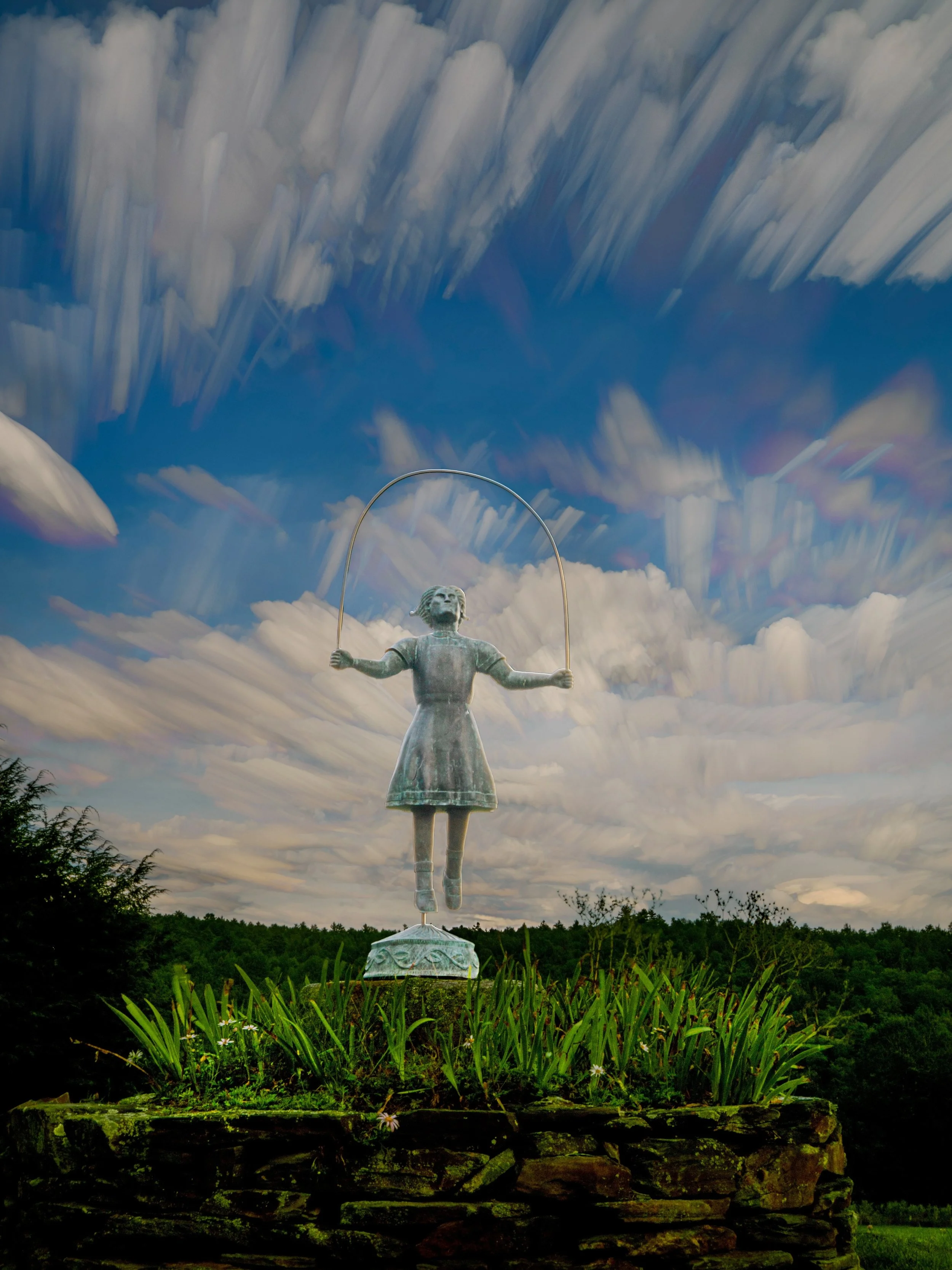 Cloud Stacking using Daylight Live Composite
867 1-second exposures stacked in camera for a total exposure time of ~10 minutes

Taken with the @omsystem.americas M Zuiko 12-40mm lens on the OM-3

#omsystem #lisatomphotos #dogchapel #saintjohnsbury #c