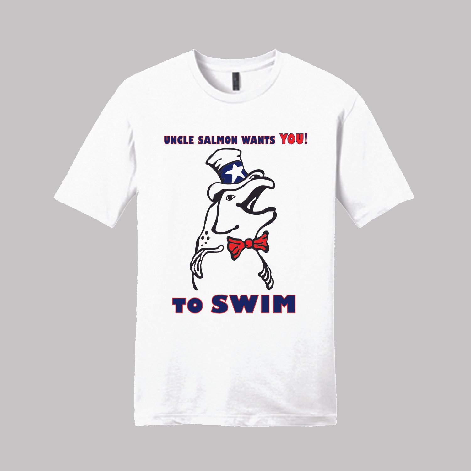 T shirt Fat Salmon Annual Open Water Swim Race t-shirt-fat-salmon-annual-open-water-swim-race