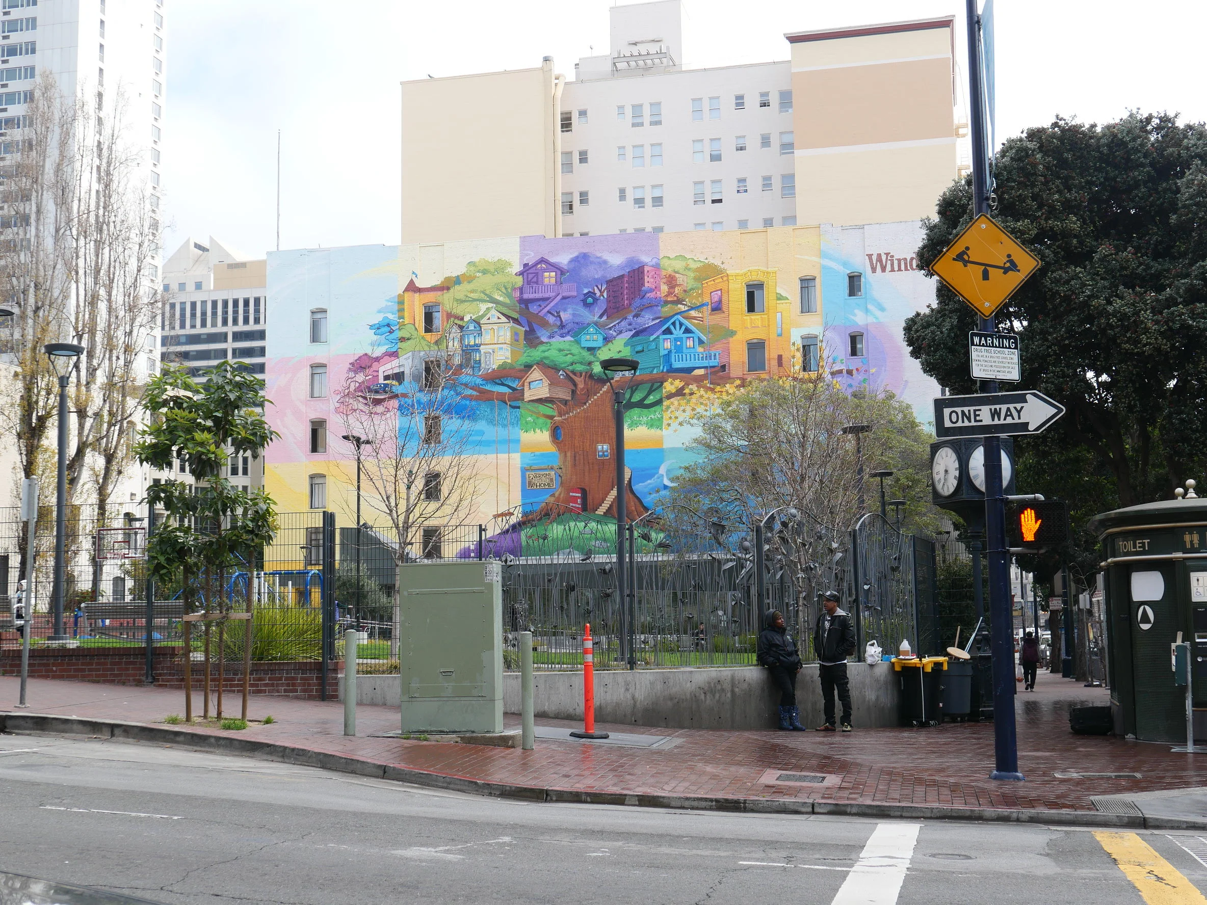  Community mural 