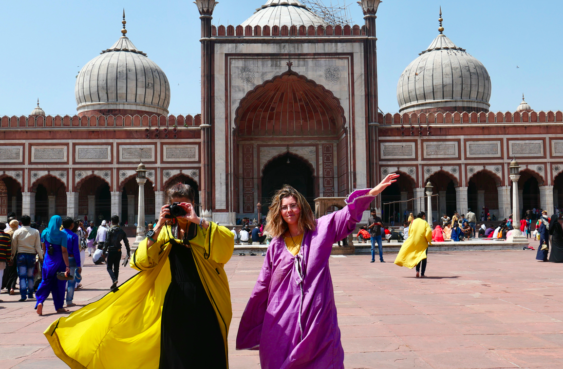 A day of site seeing including Jama Masjid