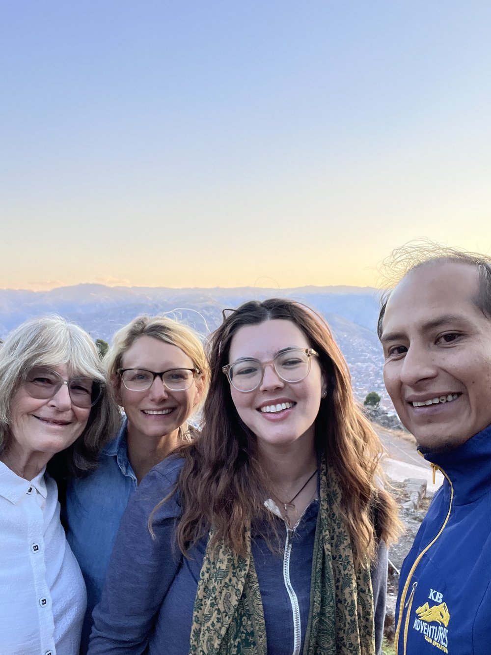  From left to right: Chris, Hillary, Hannah, and Paul 