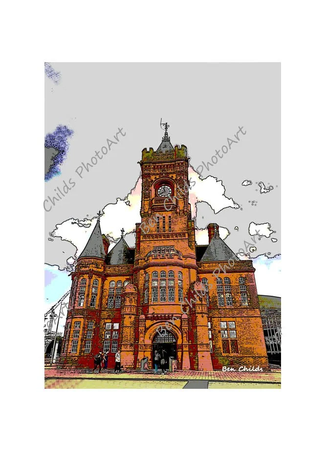Pierhead Building, Cardiff Bay, portrait
