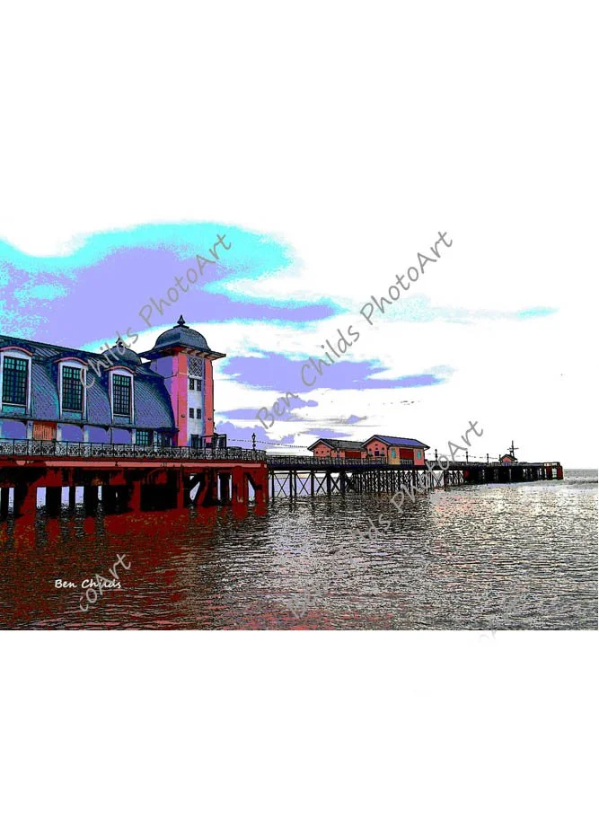 Penarth Pier: Rosy Dawn