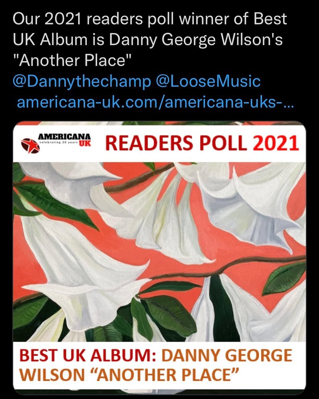 Thank you friends ✨✨✨
.
.
.
.
.
#americana #americanauk #dannygeorgewilson #dannyandthechampionsoftheworld #producer