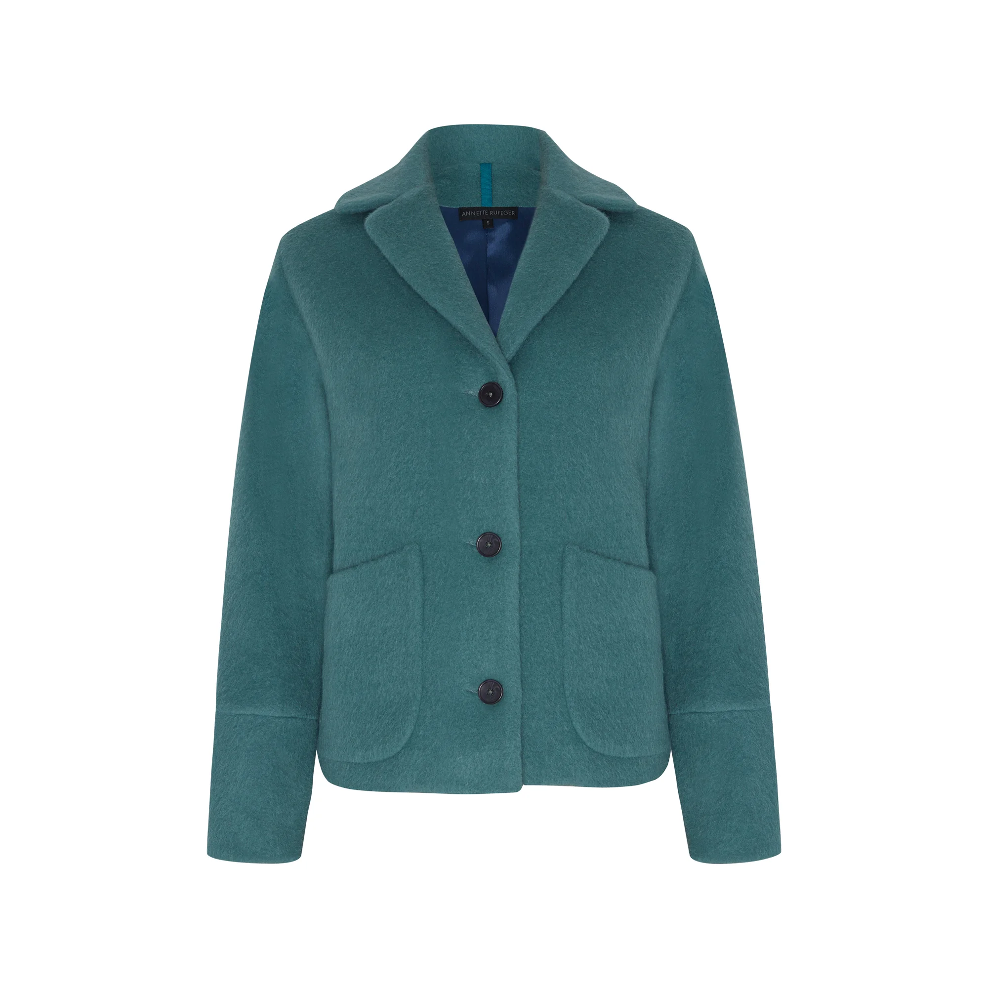 kurze, weite Jacke, mint