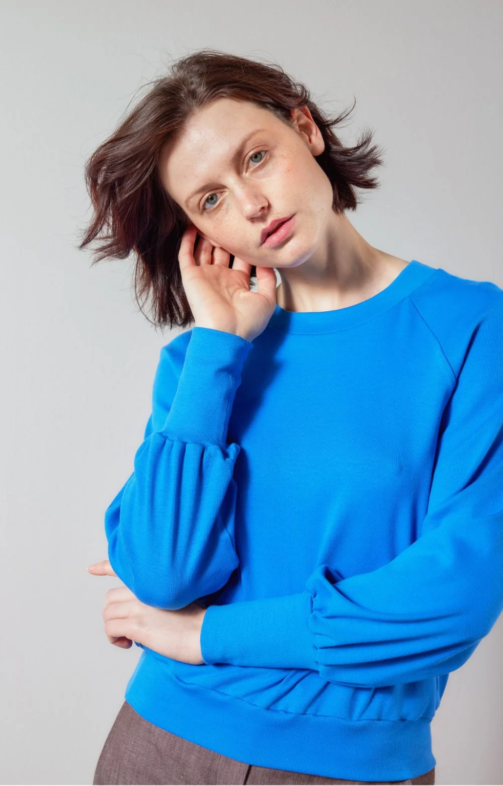 Shirt mit Raglanärmel, Scuba Blue