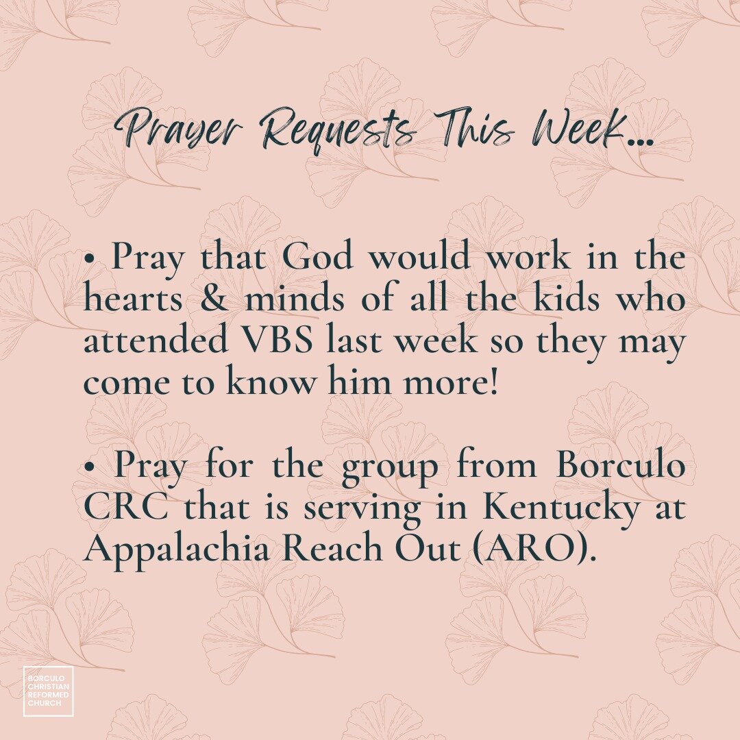 Please be in prayer!