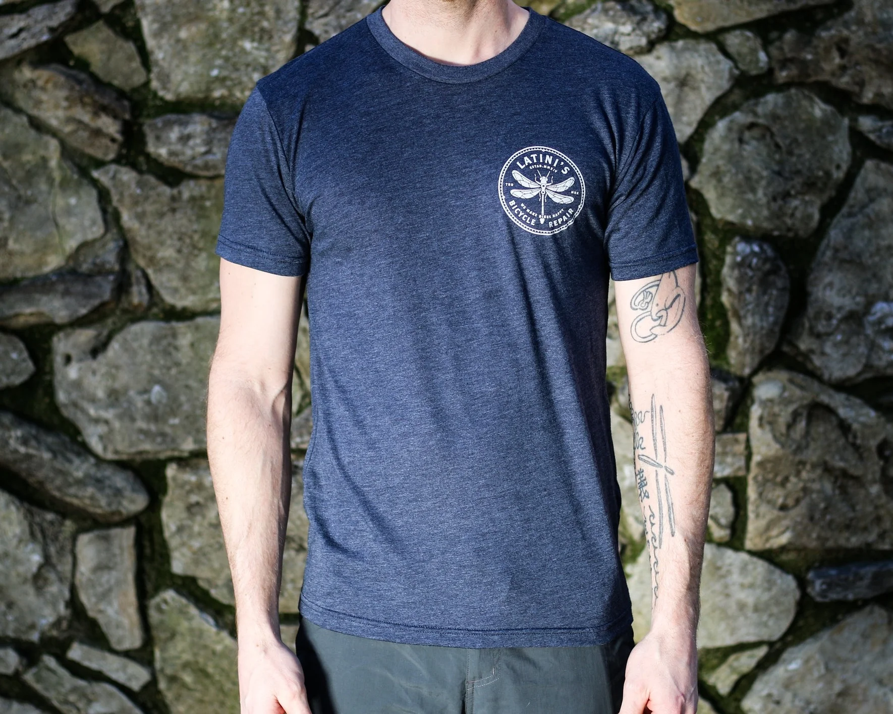 T-shirt - Vintage Navy - Front