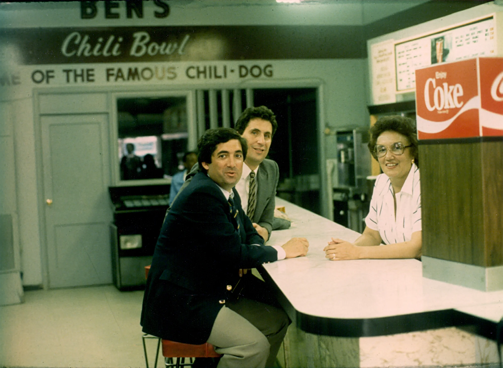Virginia Ali at the counter at Ben's Chili Bowl