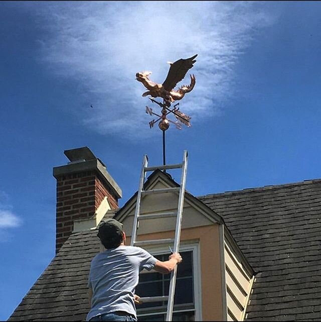 Dragon weather vane delivered!
.
.
.
#weathervane #christopherwardart #sculptureart #artcollection #fineart #bronzeart #designart