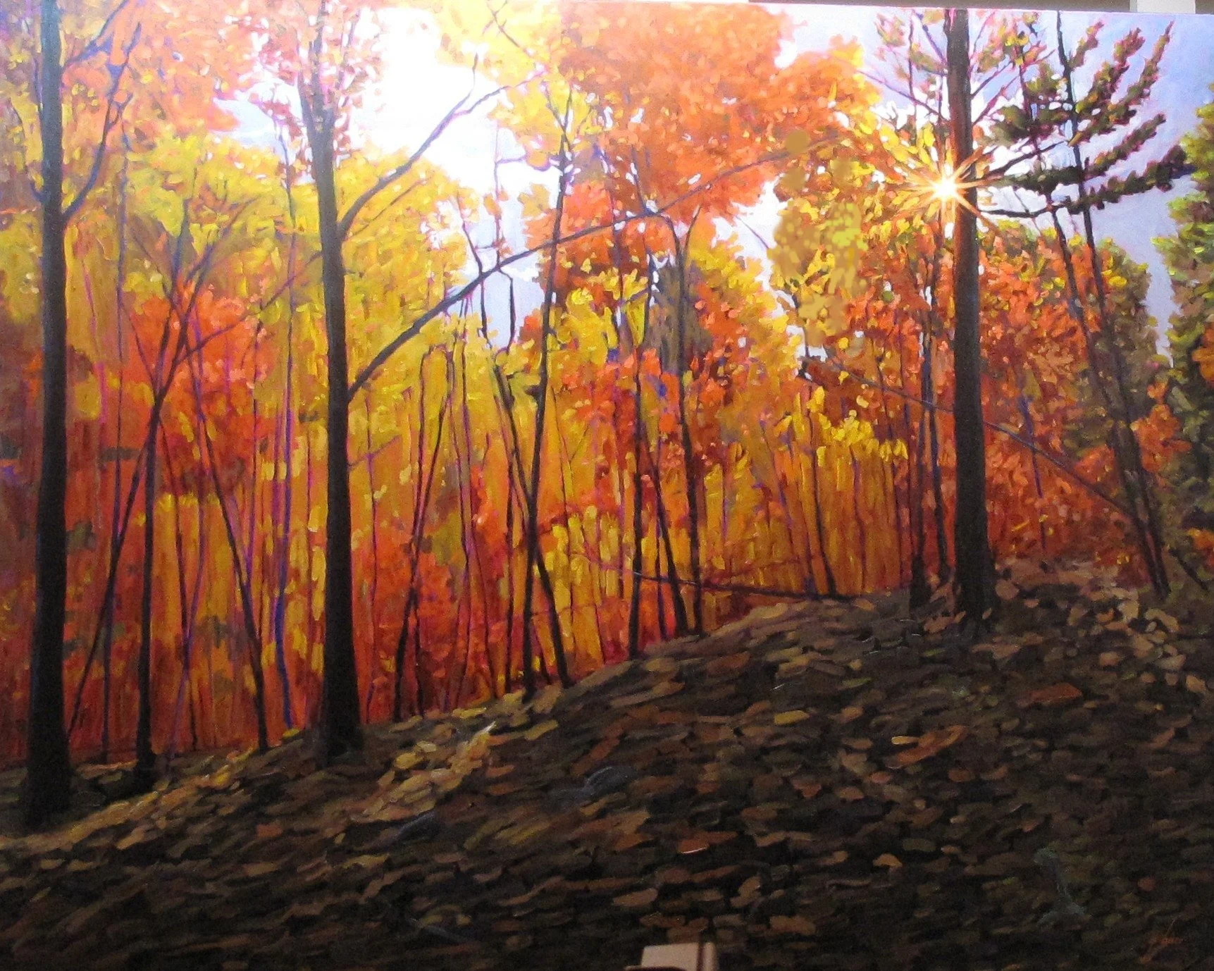A Place Of Peace - Gary Barr - acrylic on canvas