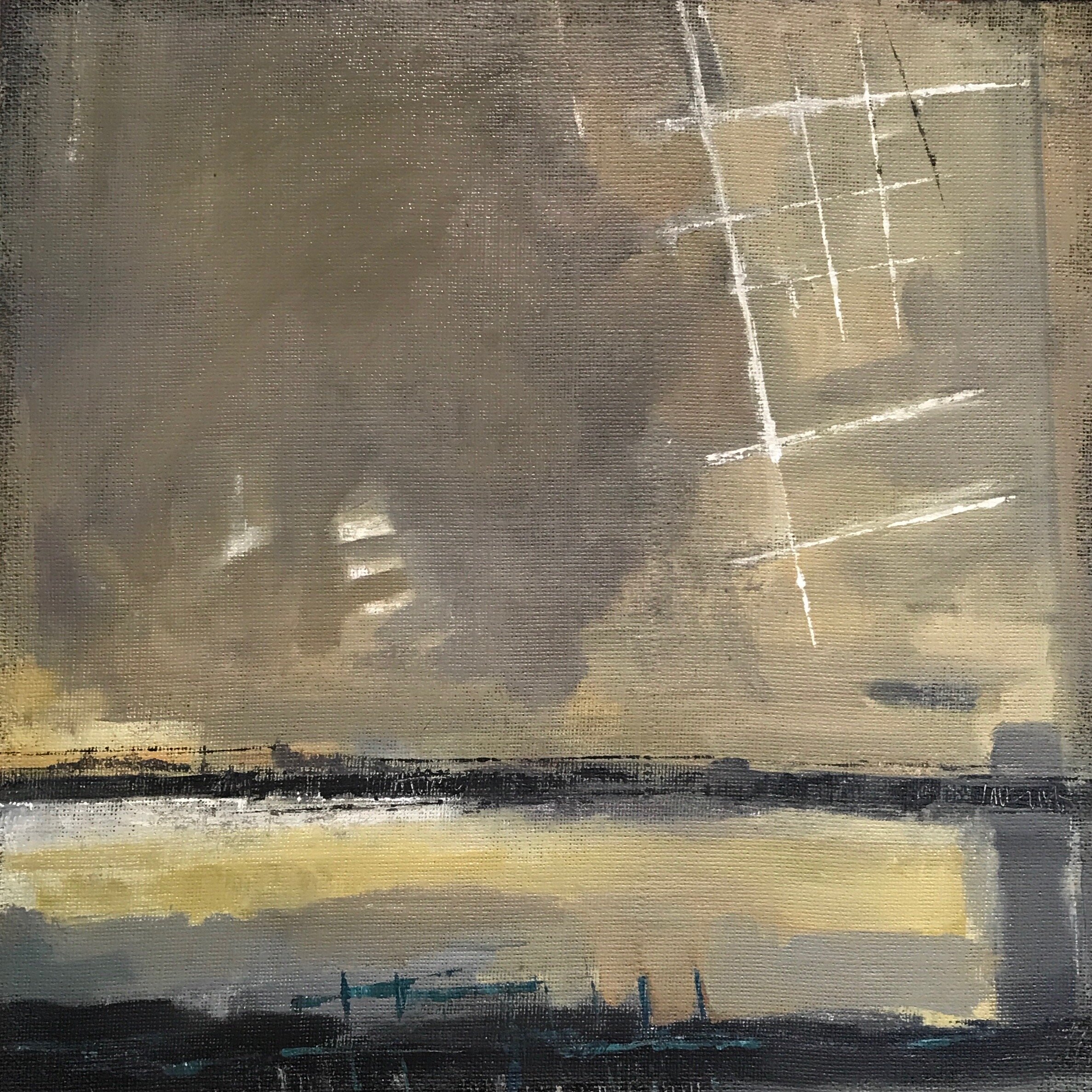 Light on the Water 6x6 canvas acrylic SOLD.JPG