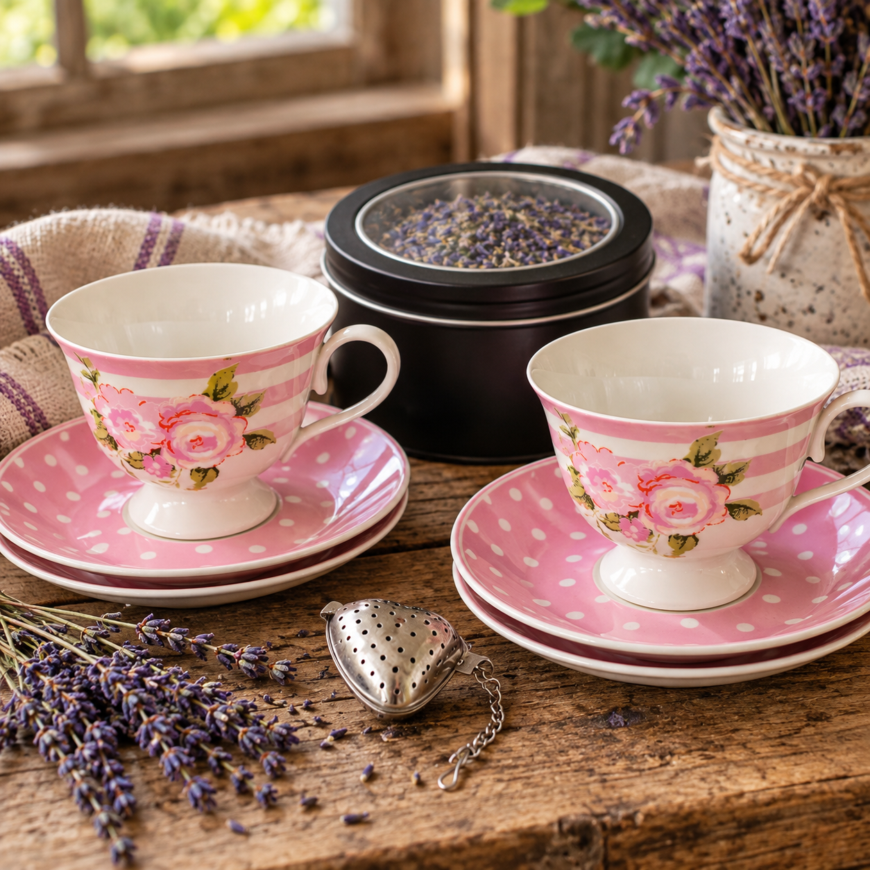 Lavender Tea for Two Gift Set
