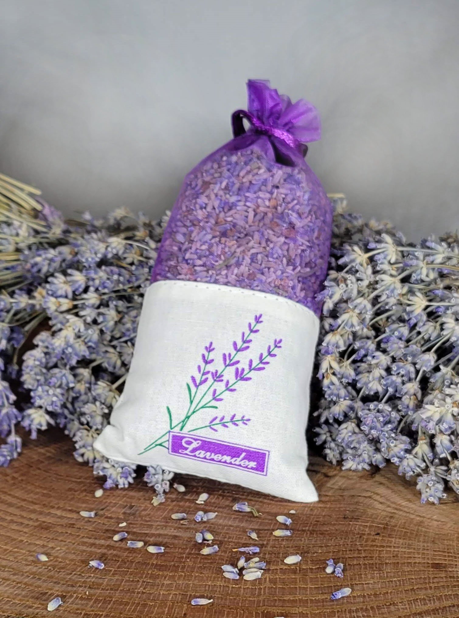 Foxhollow Herb Farm - Organic Dried Lavender Sachets