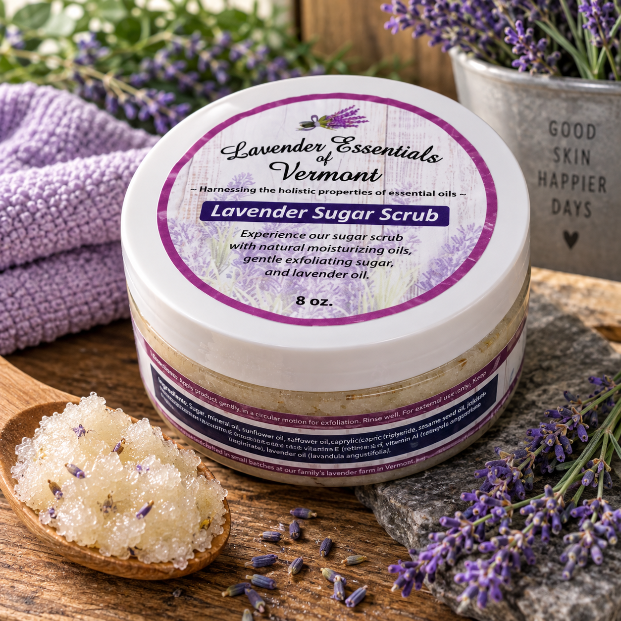 Lavender Sugar Scrub
