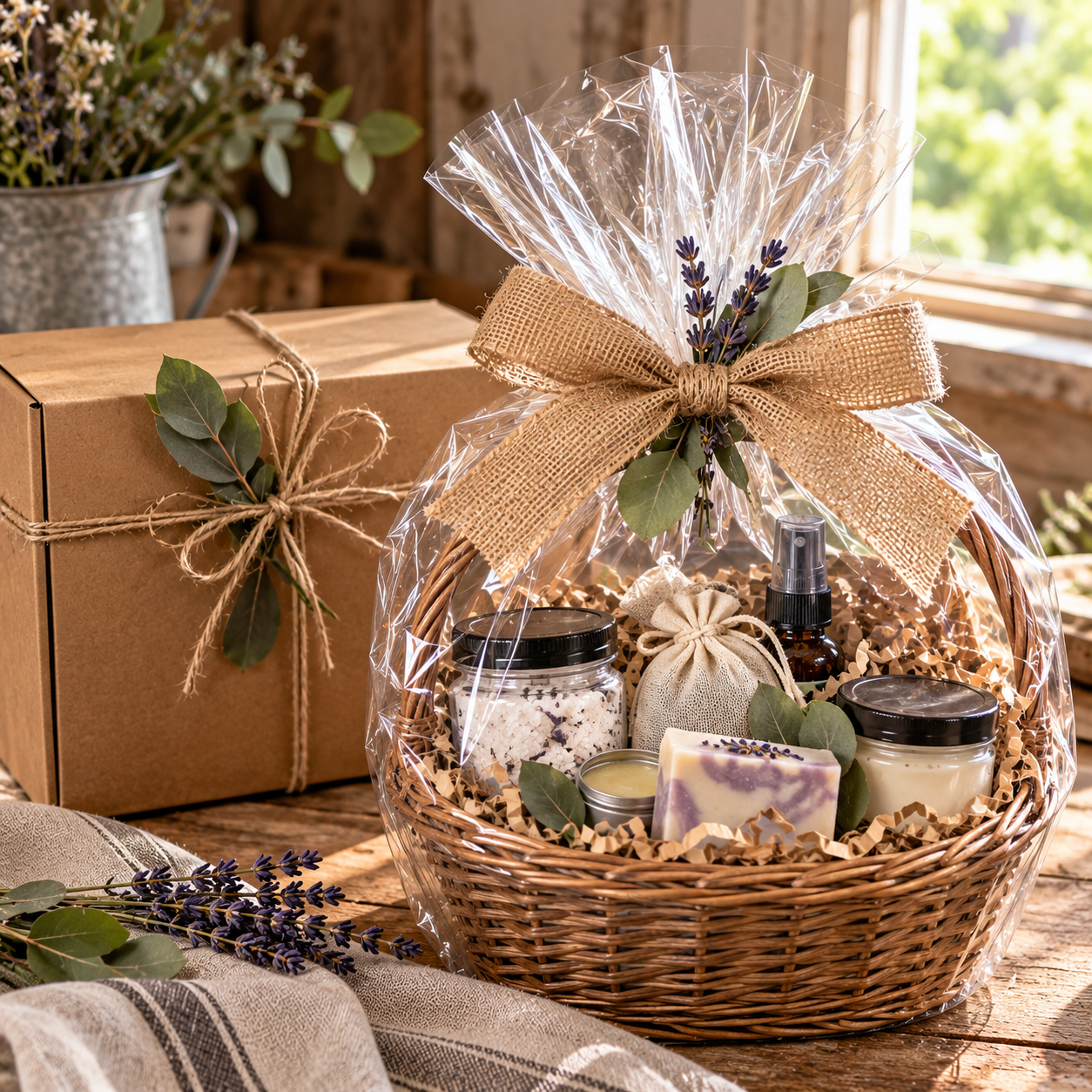 Gift Basket Packaging Add-On