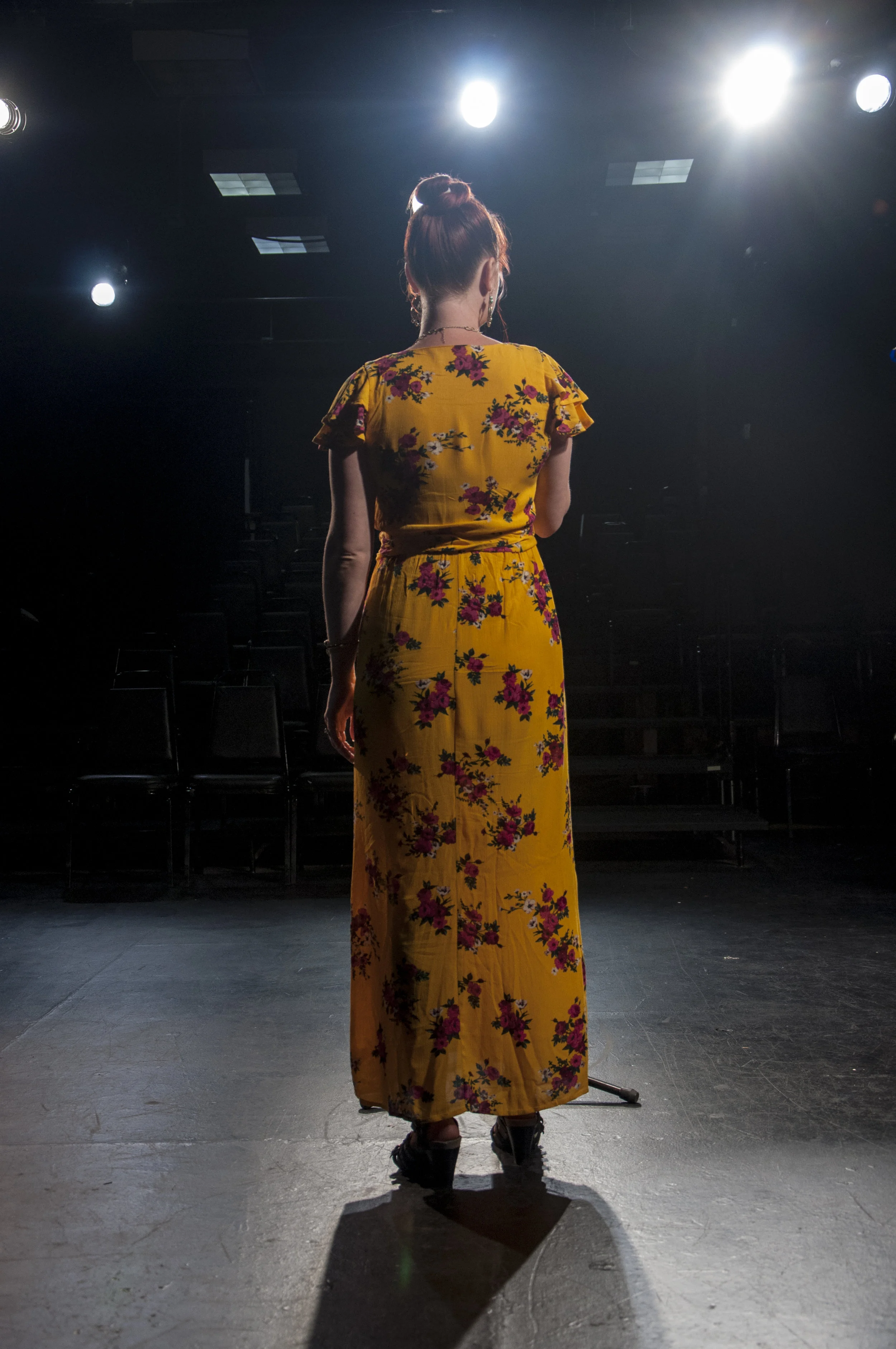 August 2, 2019 Higher Purpose Opening Reception. Spoken word Red Rose Grace Photo credit Vacant Skye Photography.