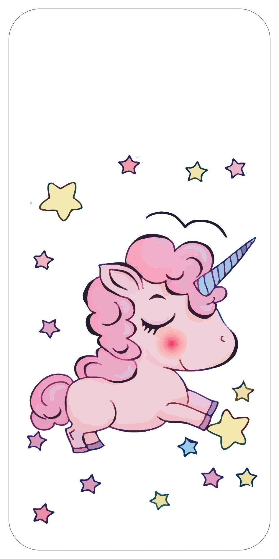 Unicornio 003 fondo transparente