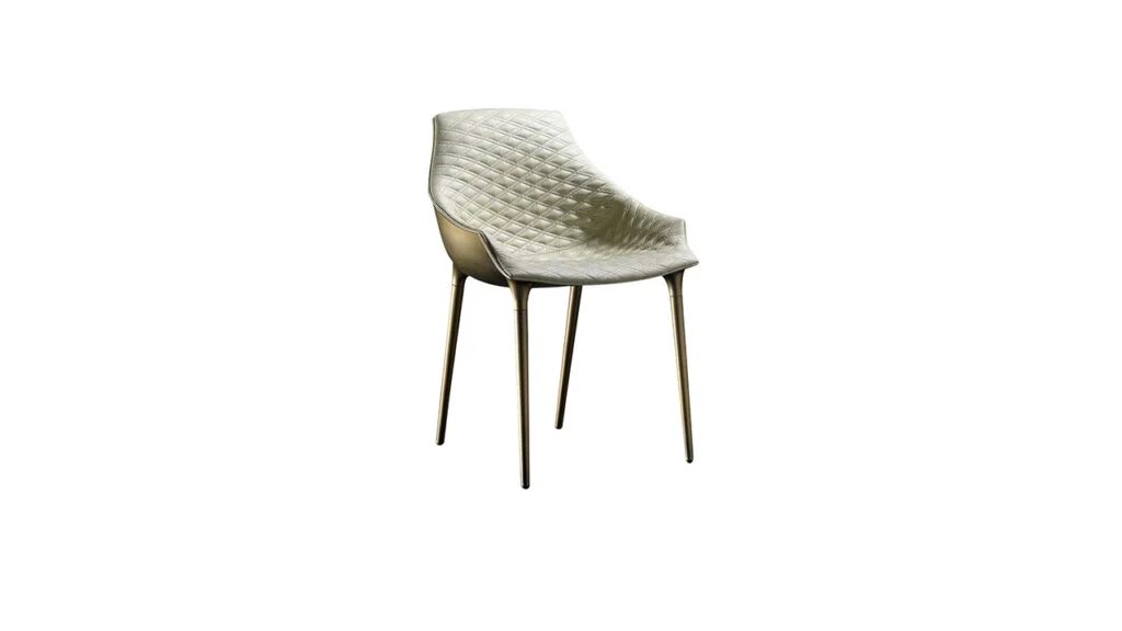 Reflex Angelo Milady leather dining chair. Customizable dining chair set for modern and classic dining rooms.