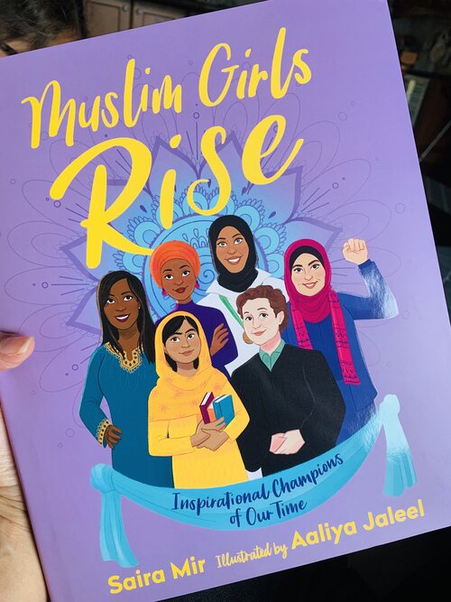 Relishing my first copy of MUSLIM GIRLS RISE.