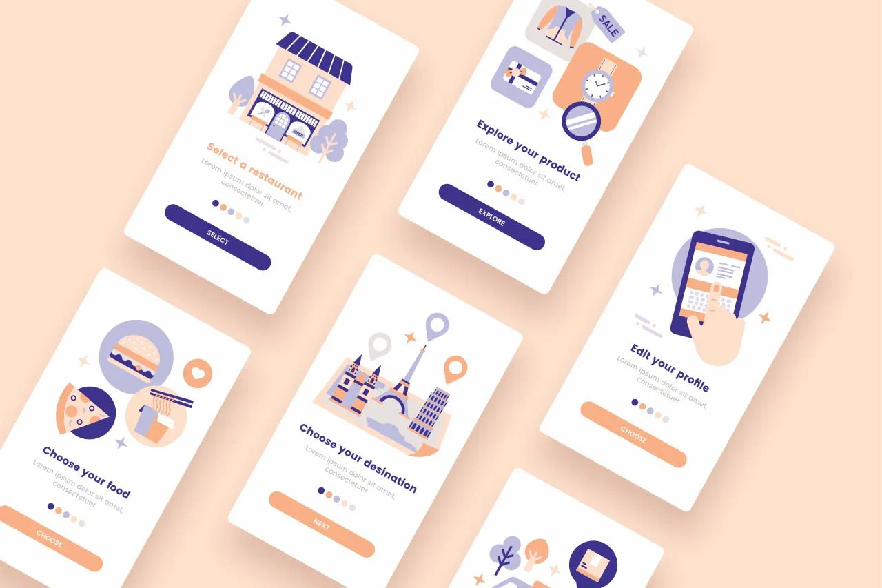 Landing Illustration Pack - 3