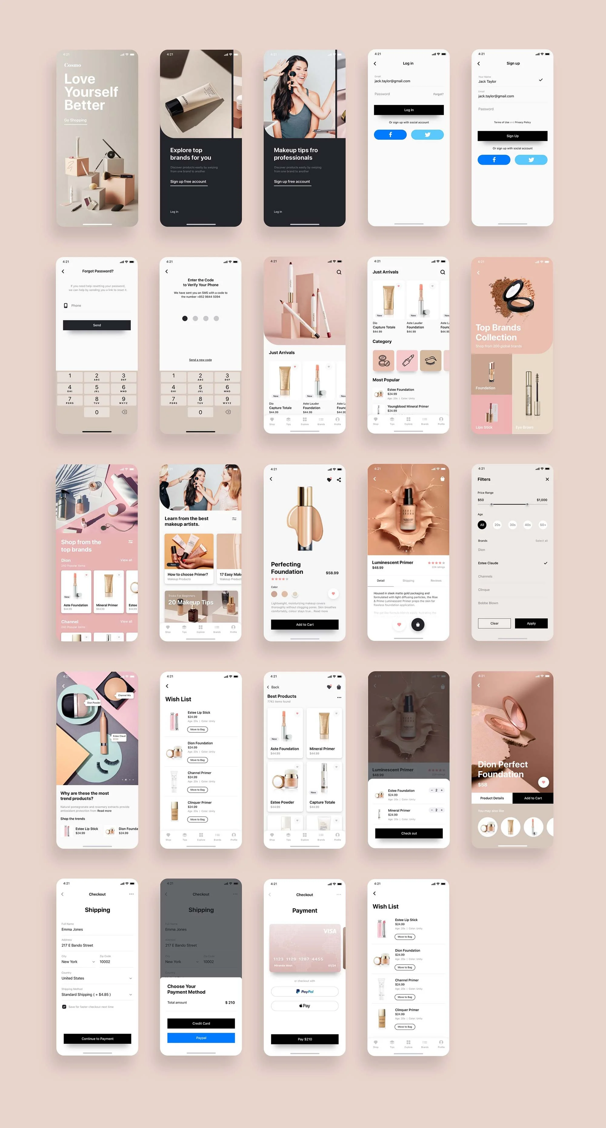 Shopping App UI Kit Bundle - 3