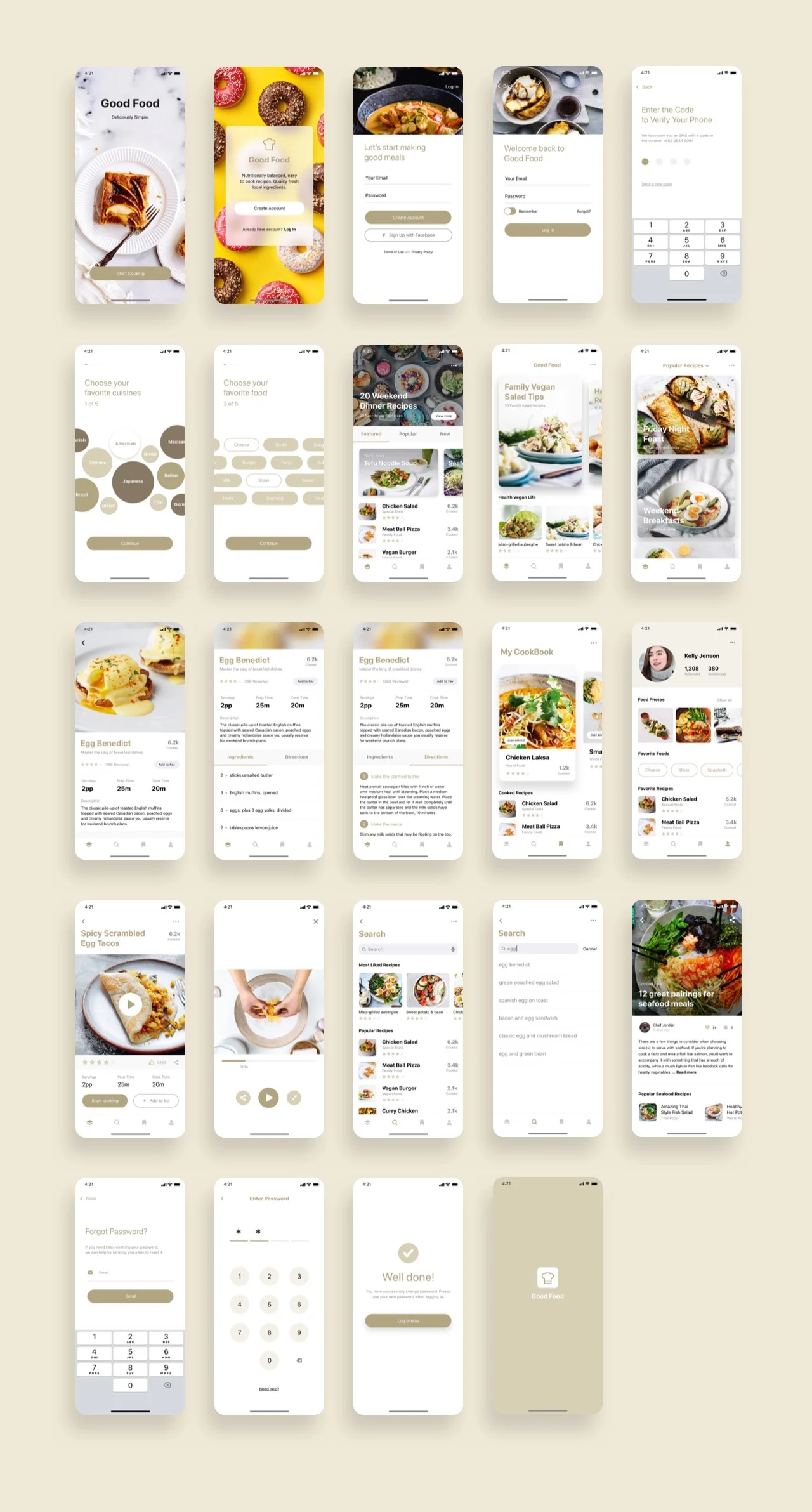 Social App UI Kit Bundle - 4