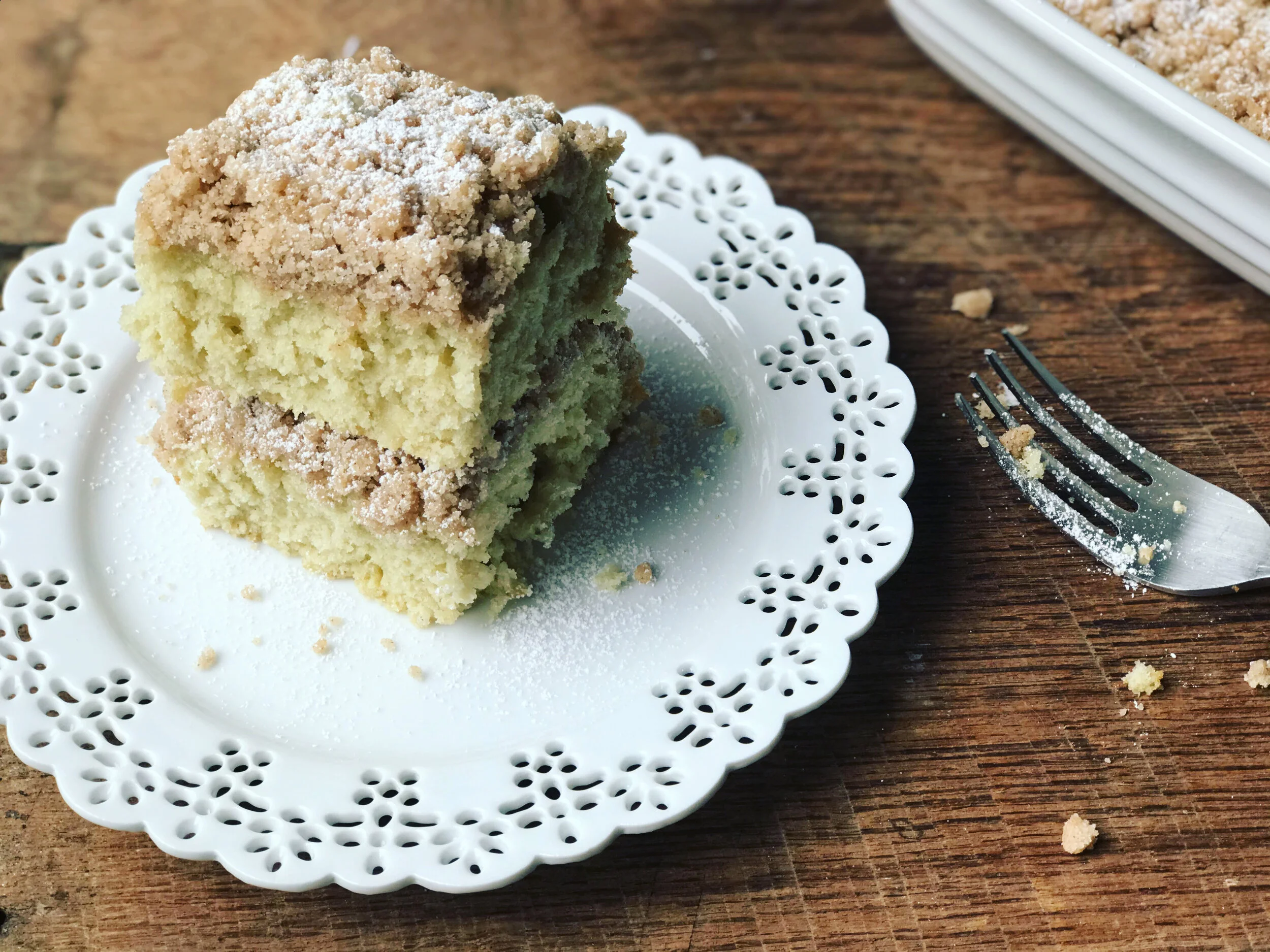 Sourdough Cinnamon Crumb Cake