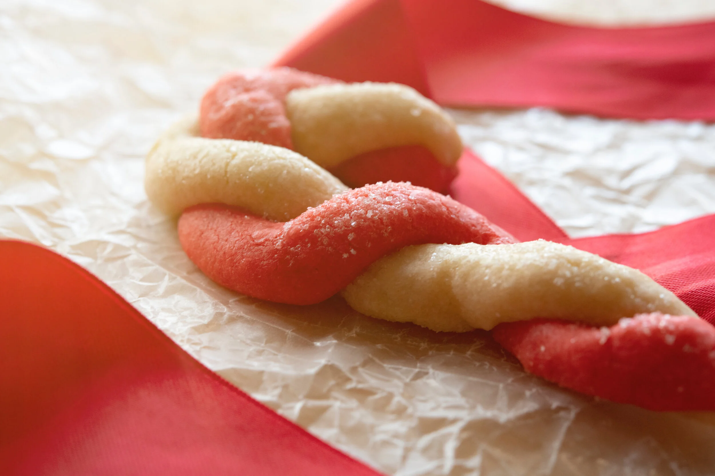 Sugar Cookie Candy Canes