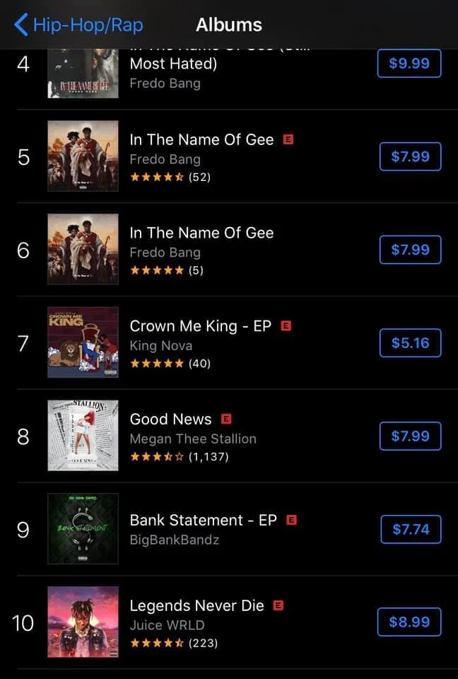 itunes top hip hop