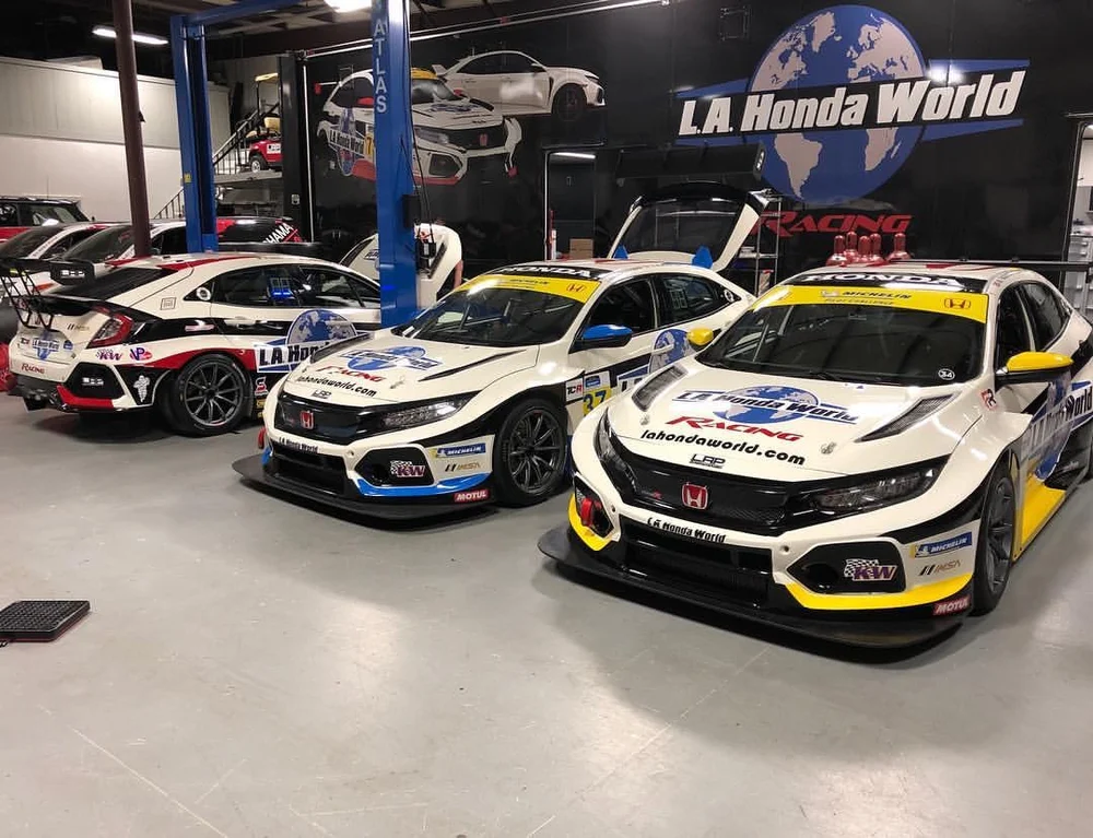 L A Honda World Racing Takes On 19 Imsa Michelin Pilot Challenge L A Honda World Racing