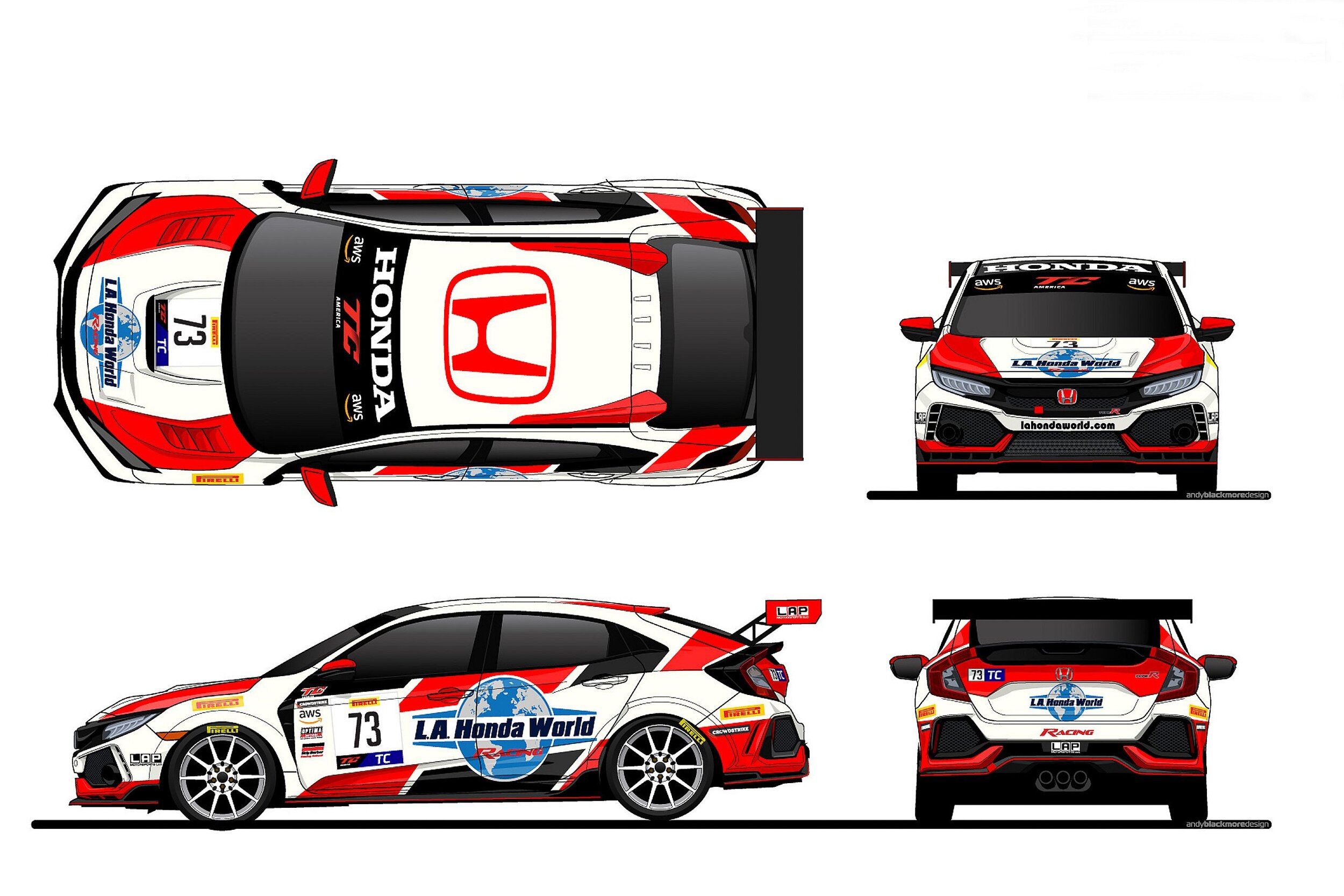 AutoIndustriya Article - Honda Civic Type R gets sticker bombed for a race