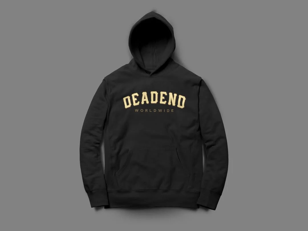 Hoodie - Deadend Arc Logo - Black