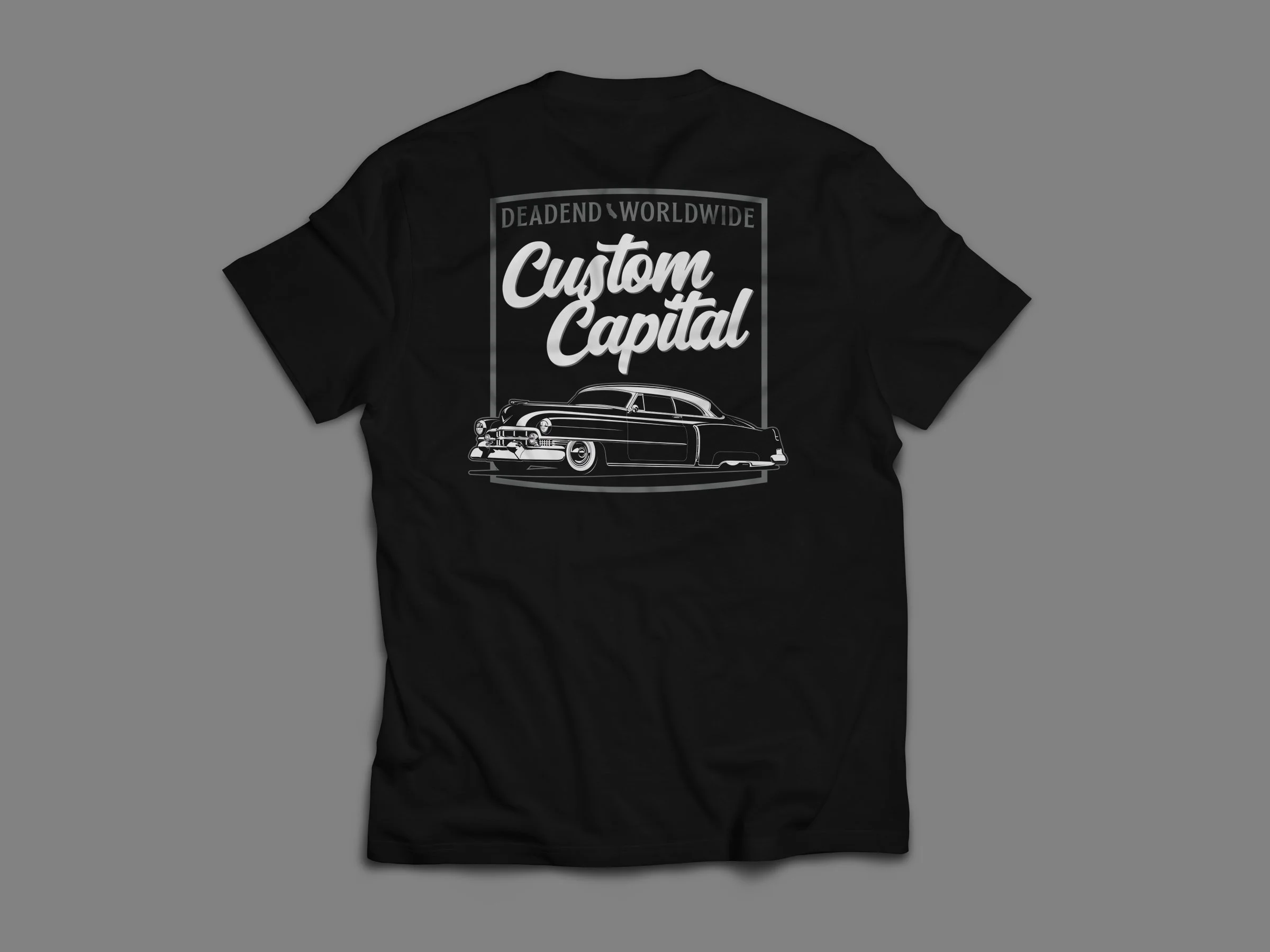 CUSTOM CAPITAL - Black short sleeve