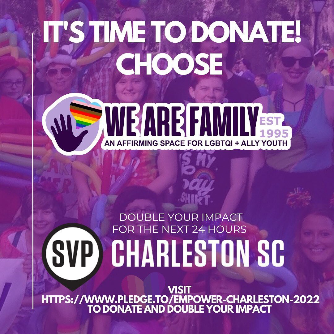 3️⃣2️⃣1️⃣ DONATE! 💙

For the next 24 hours for every donation that comes in, @svpcharlestonsc will double that impact! 😱

What are you waiting for? Click the link in our bio and donate NOW! 

Hurry the clock is ticking! ⏰