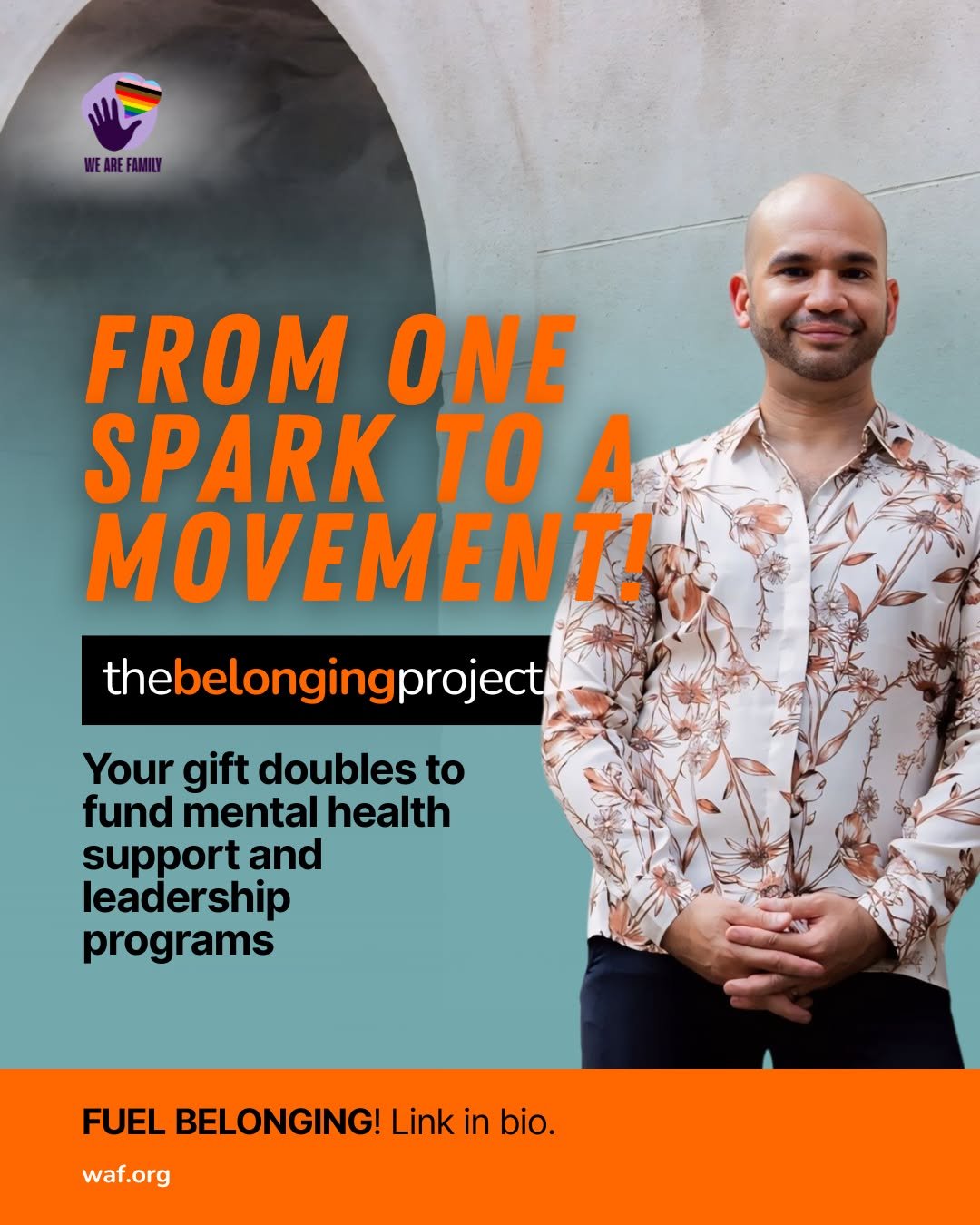 Sometimes one person&rsquo;s belief can change everything. 💫 

Years ago, someone helped me find my place &mdash; now, through The Belonging Project, we&rsquo;re helping LGBTQ+ youth across South Carolina find theirs. 🏳️&zwj;🌈 Your gift today help