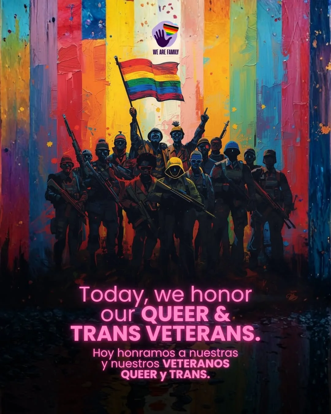 Today, we honor our queer and trans veterans &mdash; those who served with courage, strength, and pride, even when they couldn&rsquo;t always serve as their full selves. 🏳️&zwj;🌈💙

Your bravery and authenticity remind us what true belonging looks 