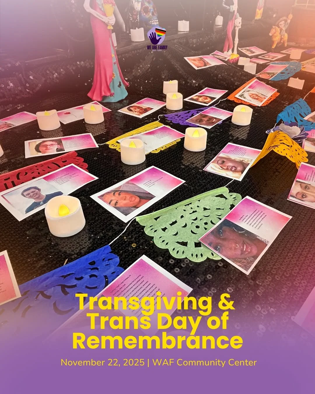 Last November 22, WAF gathered for Transgiving &amp; Trans Day of Remembrance &mdash; a powerful evening of connection, healing, and gratitude. 🌈💫 

Together, members of the trans community, LGBTQ+ youth, families, and allies shared a potluck meal 