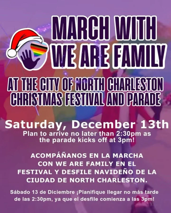 ✨New Time and Date✨

 Join us as we kick off the holiday season at the @northcharleston Christmas parade! 🎄

Enter through Remount Road to Attaway Street or Interstate 526 to North Rhett to access the lineup location. Parking is available at Oak Ter