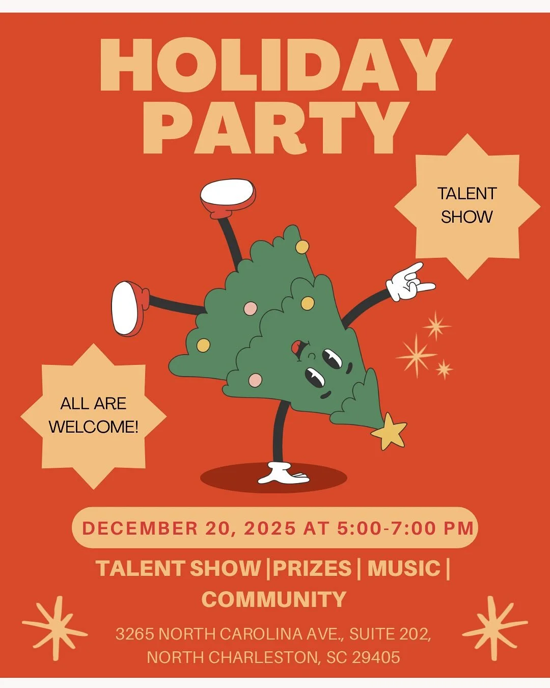 Join us for a cozy, joyful, community-centered Holiday Party with a Talent Show featuring you (yes, you).
Expect music, prizes, laughter, and a whole lot of queer cheer. 🏳️&zwj;🌈🎄
Talent show sign-up: https://forms.gle/NUob92VffaV3g4Uh9
-
&Uacute;