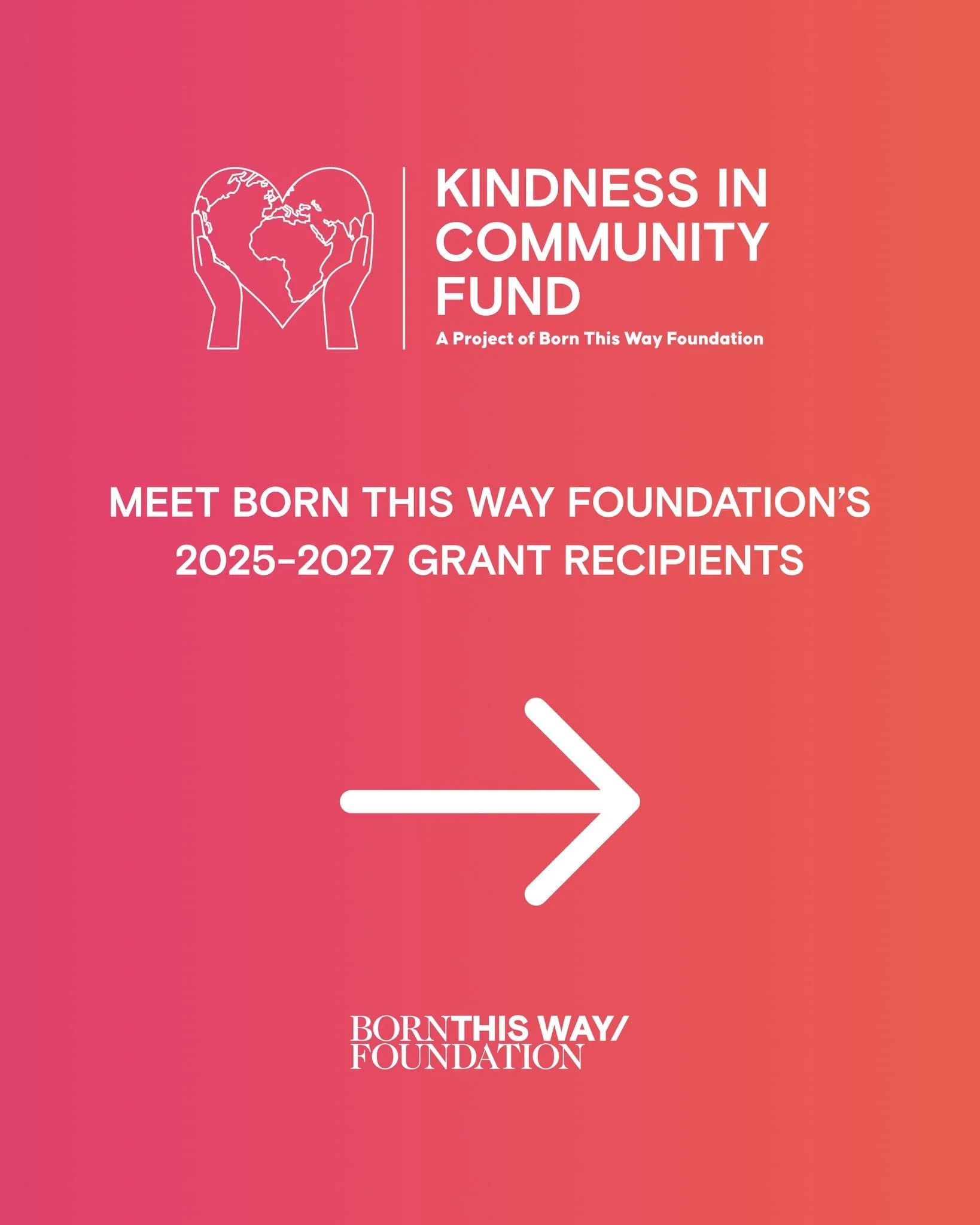 We are honored to receive a grant from the #KindnessinCommunityFund, which is investing in our work and the mental health of our young people. We can build a kinder, braver world together. 💛💜 @btwfoundation