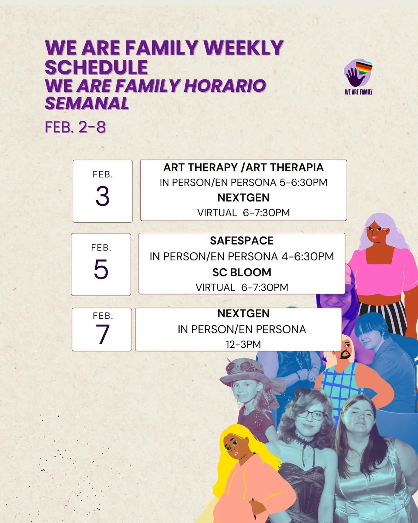 Burrr it&rsquo;s cold in here ❄ There must be some great things coming this week at WAF. Our young adult art therapy group officially starts this week and we have not one, but two NextGen groups this week! 
&mdash;
Brrr, hace fr&iacute;o aqu&iacute; 