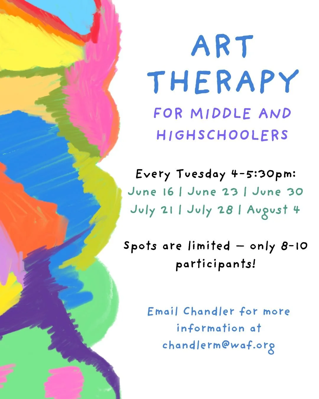 Art can say the things words sometimes can&rsquo;t 💜
This summer, middle and high school students are invited to join our Art Therapy Group &mdash; a supportive space for creativity, self-expression, and connection.

✨ Small group setting
🎨 No art 