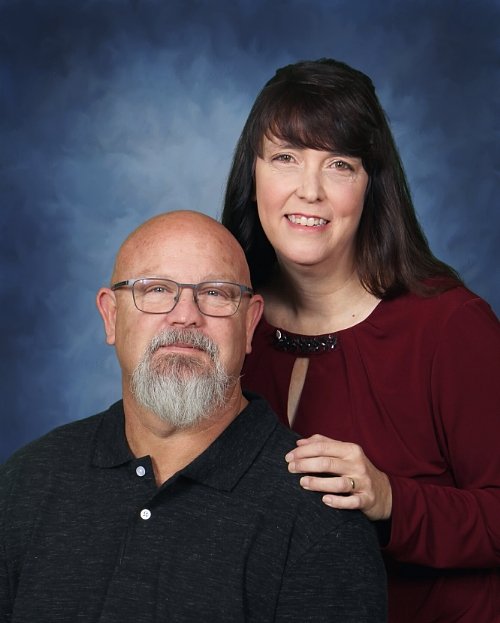 Erica Wise with her husband, Robbie Wise