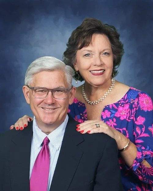 Dr. Maurice Hollingsworth with his wife, Nancy Hollingsworth